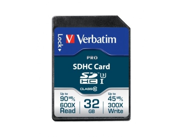 Verbatim SD Card 32GB SDHC PRO UHS-I Class 10 47021