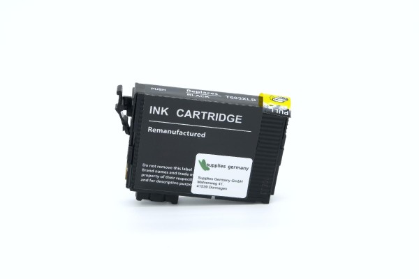 T603XLBK alternativ Tinte black Epson / C13T03A14010 / 13ml / 500 Seiten