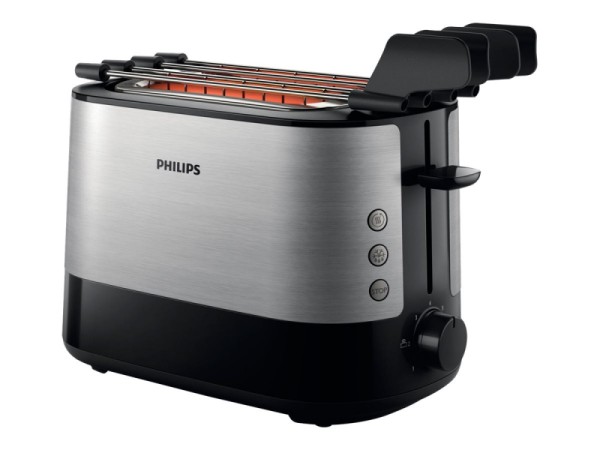 Philips Viva Collection Toaster Silber/Schwarz D2639/90