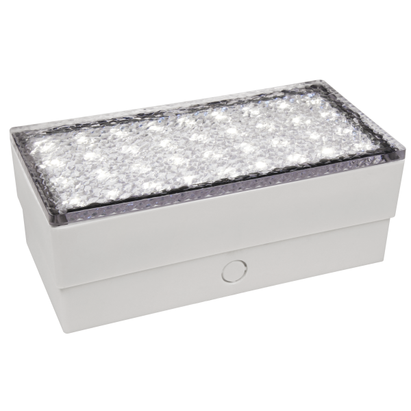 LED-Bodenleuchte McShine ''Pflasterstein'' 20x10x7cm, 180lm, IP65, warmweiß, 230V