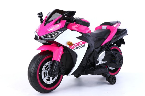 Elektro Kindermotorrad 888 - pink