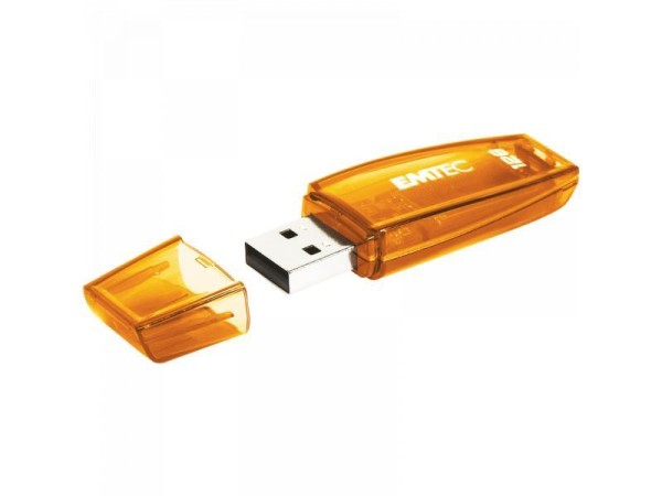 USB FlashDrive 128GB EMTEC C410 Blister (Orange)