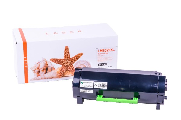 MS321XL alternativ Toner black Lexmark / 56F2H00 / 15.000 Seiten