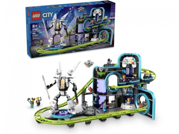 LEGO City - Achterbahn mit Roboter-Mech (60421)