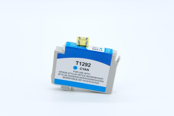 T1292 alternativ Tinte cyan Epson / C13T12924010 / 7ml