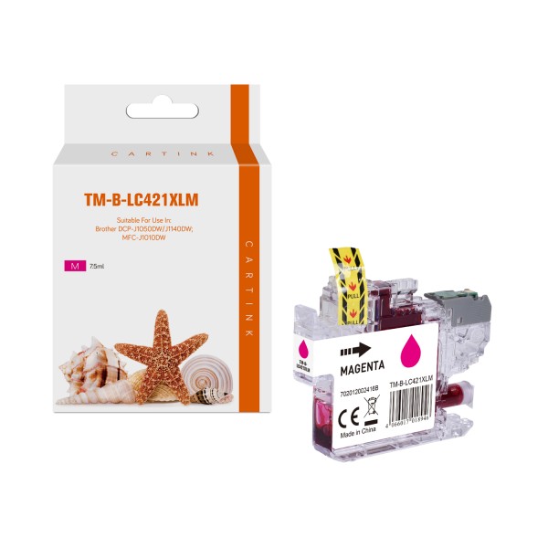 LC421XLM alternativ (Dye) Tinte magenta Brother / LC421XLM / 7,5ml