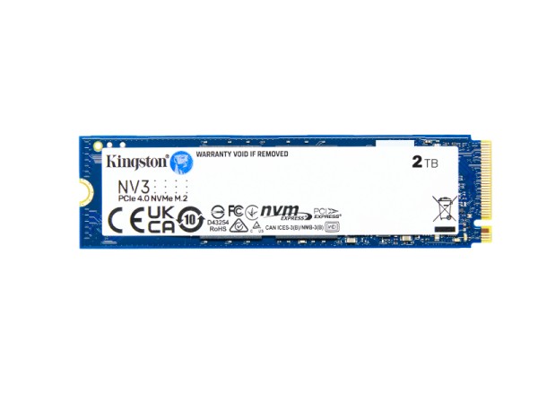 Kingston SSD 2TB NV3 M.2 2280 PCIe 4.0 SNV3S/2000G