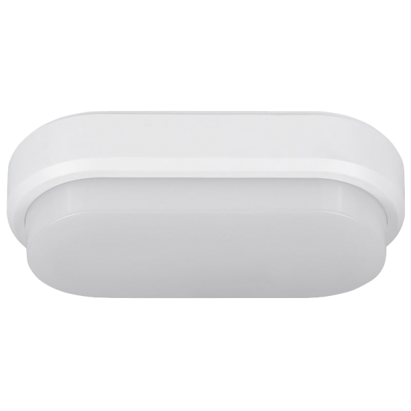 LED-Feuchtraumleuchte Oval IP54, 550lm, 4000K, 8W, 200x100x50mm, neutralweiß