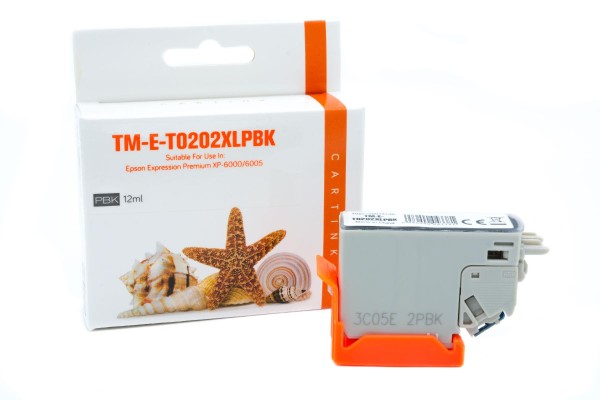 T0202XLPBK alternativ Tinte Photo Bk / C13T02H14010 / 12ml