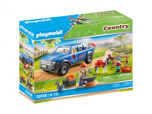 Playmobil Country - Mobiler Hufschmied (70518)