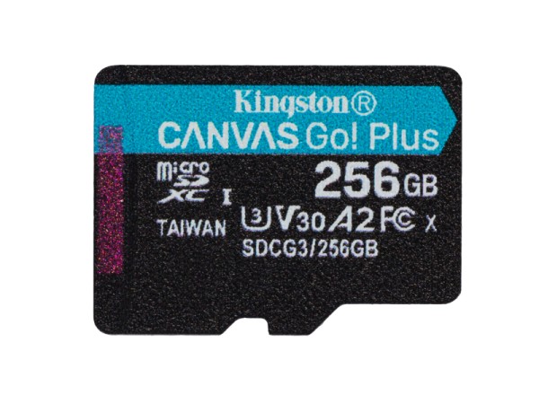 Kingston Canvas Go! Plus MicroSDXC 256GB UHS-I SDCG3/256GBSP