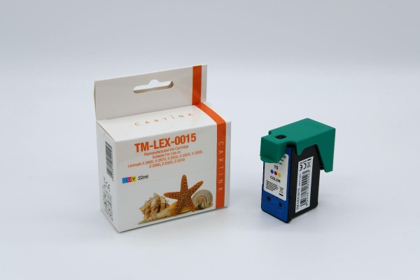 LEX15 Refill Tinte Color Lexmark / 18C2110E / 22ml