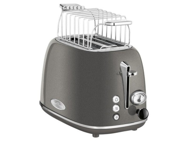 ProfiCook 2 Scheiben-Toaster Vintage PC-TA 1193 (Anthrazit)