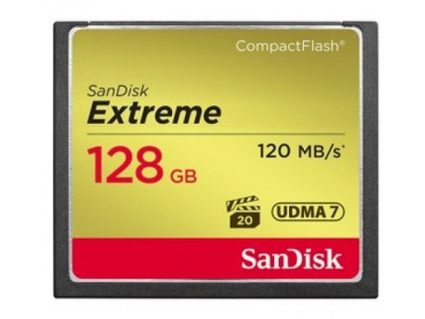 SanDisk CF Extreme 128GB Extreme 120MB/s 85MB write retail SDCFXSB-128G-G46