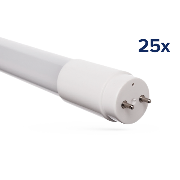 LED-Röhren, T8, 17W, G13, 1900lm, 270°, 120cm, 4000K, neutralweiß, 25er-Pack