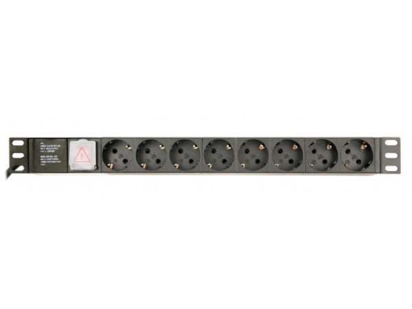 EnerGenie 19 Stromverteiler Schalter (PDU) 8 Steck. 1U 16 A EG-PDU-014-C14