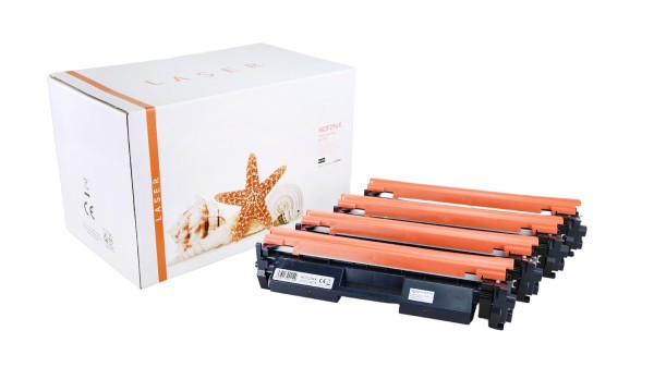 4er Set CF294X alternativ Toner black HP / CF294X / 4x2.800 Seiten