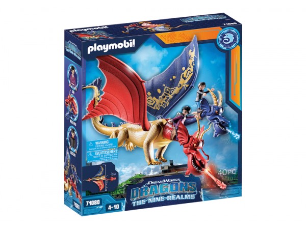 Playmobil Dragons The Nine Realms - Wu & Wei mit Jun (71080)