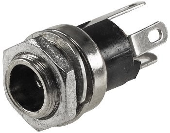 Einbaubuchse für 2,1/5,5mm Hohlstecker