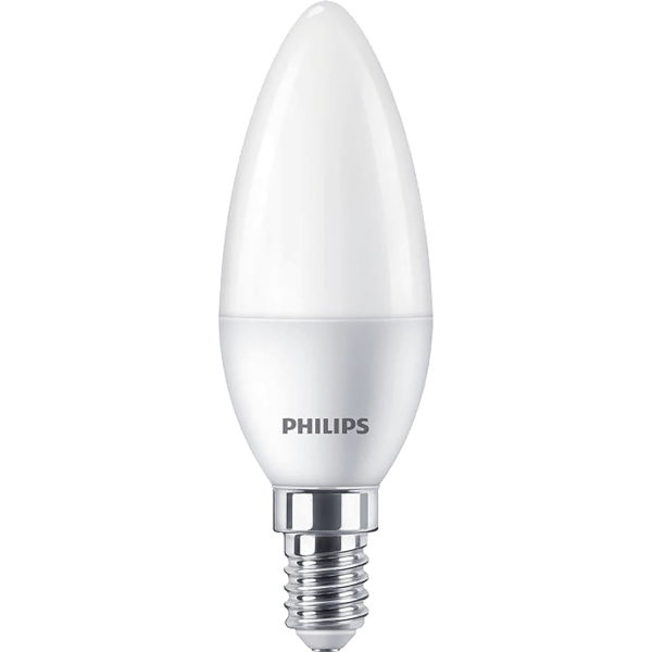 LED-Kerzenlampe Philips ''CorePro'', E14, 5W, 2700K, 470lm, 230V