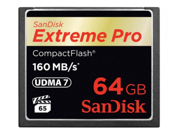 Sandisk CF 64GB EXTREME Pro 160MB/s retail SDCFXPS-064G-X46