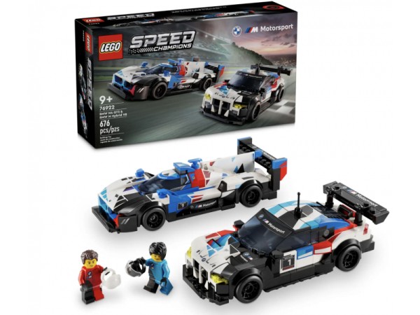 LEGO Speed Champions - BMW M4 GT3 & M Hybrid V8 Rennwagen (76922)