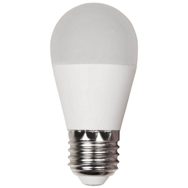 LED Tropfenlampe McShine, E27, 7W, 600lm, 160°, 3000K, warmweiß, Ø45x88mm