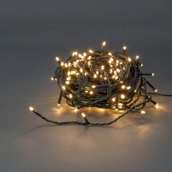 Weihnachtsbeleuchtung | Schnur | 120 LED's | Warmweiss | 9.00 m | Lichteffekte: 7 | Innen- und Ausse