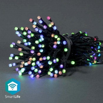 SmartLife Weihnachtsbeleuchtung | Schnur | Wi-Fi | RGB | 84 LED's | 10.0 m | Android? / IOS