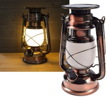 LED Camping Laterne "CT-CL Copper" SOLAR