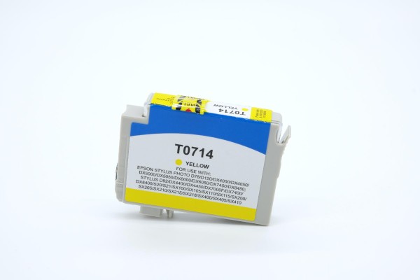 T0714 alternativ Tinte yellow Epson / C13T07144010 / 13ml