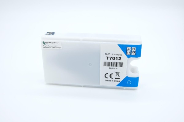 T7012 alternativ Tinte cyan Epson / C13T70124010 / 34,2ml