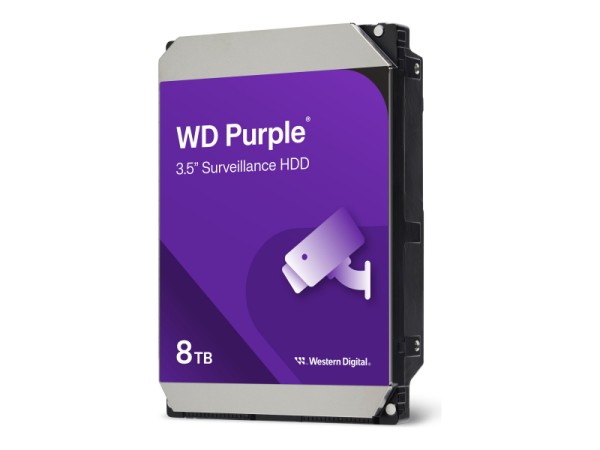 WD HDD Purple 8TB 3.5 SATA 6Gbs 256MB Festplatte Serial ATA WD85PURZ