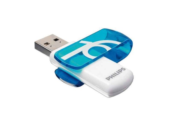 Philips USB 2.0 16GB Vivid Edition Blau FM16FD05B/10