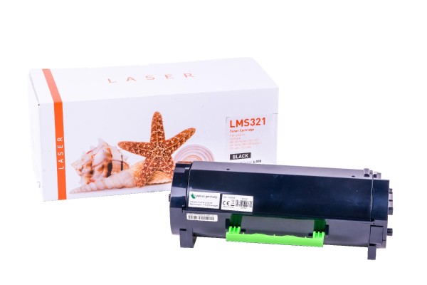 MS321 alternativ Toner black Lexmark / 56F2000 / 6.000 Seiten