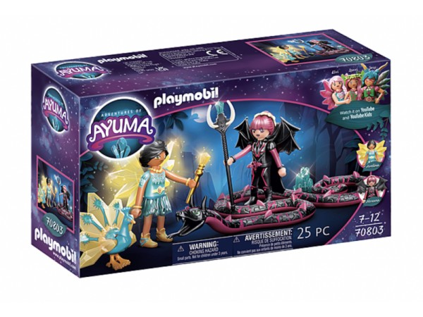 Playmobil Ayuma - Crystal und Bat Fairy mit Seelentieren (70803)