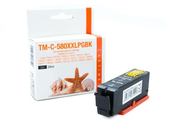 PGI580XXLBK alternativ Tinte black / 1970C001 / 26ml