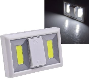 LED Klebeleuchte "CTK2 COB" - Batteriebetrieb, 240lm, 6000k, Magnet