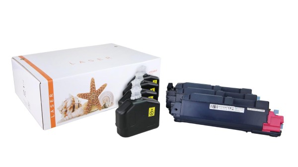 TK5140KIT alternativ Toner Rainbowkit Kyoce / TK5140 / BK7.000 / CMY5.000 Seiten