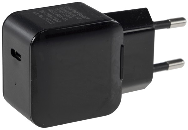 Stecker-Netzteil mit USB-C "CTN-PD20" / Ein 100-240V~, 5V/9V/12V, 20W