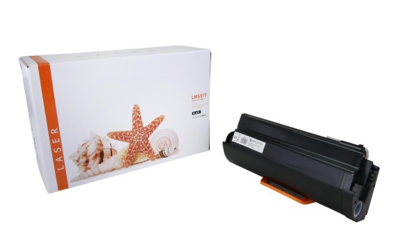 MS517 alternativ Toner black Lexmark / 51B2X00 / 20.000 Seiten