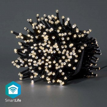 SmartLife Weihnachtsbeleuchtung | Schnur | Wi-Fi | Warmweiss | 400 LED's | 20.0 m | Android? / IOS