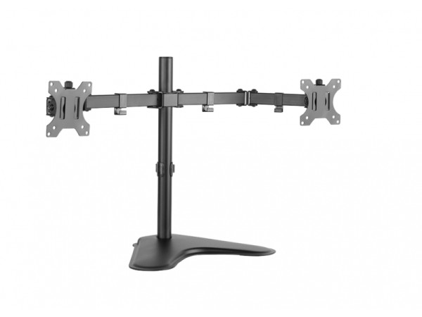 LogiLink Monitorständer 2fach 13?32 Stahl Armlänge 460mm BP0045