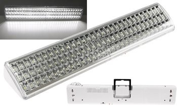 LED Notleuchte "CTNL-90 SMD" 500x95x60mm - Lithium Akku 2x 3,7V/2200mAh, nur 9W