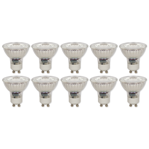 LED-Strahler McShine ''MCOB'' GU10, 5W, 400 lm, warmweiß, 10er-Pack