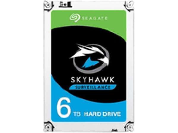 Seagate 8.9cm 3.5 6TB SATA3 Skyhawk 5900 256MB intern ST6000VX001