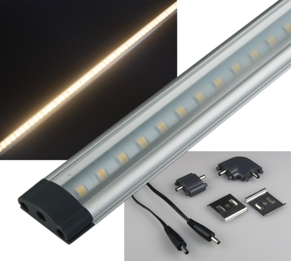 LED Unterbauleuchte "CT-FL30" 30cm / 271lm, 3 Watt, 3000K / warmweiß