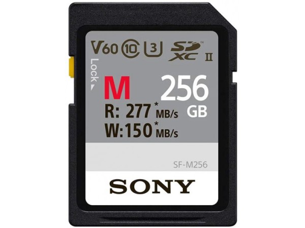 Sony SDXC M series 256GB UHS-II Class 10 U3 V60 - SFG2M