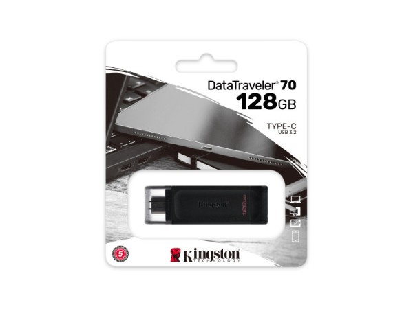 Kingston DataTraveler 70 128GB USB FlashDrive 3.0 DT70/128GB