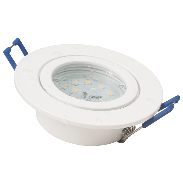 LED-Einbauleuchte McShine ''Flatty'' Ø83mm, 5W, 400lm, neutralweiß, IP44